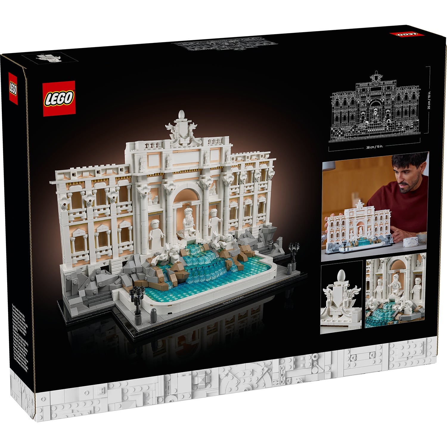 LEGO® Architecture Trevi Fountain - Mô hình Đài phun nước Trevi Rome - LEGO 21062 LEGO - ảnh 6 - Lego Sets