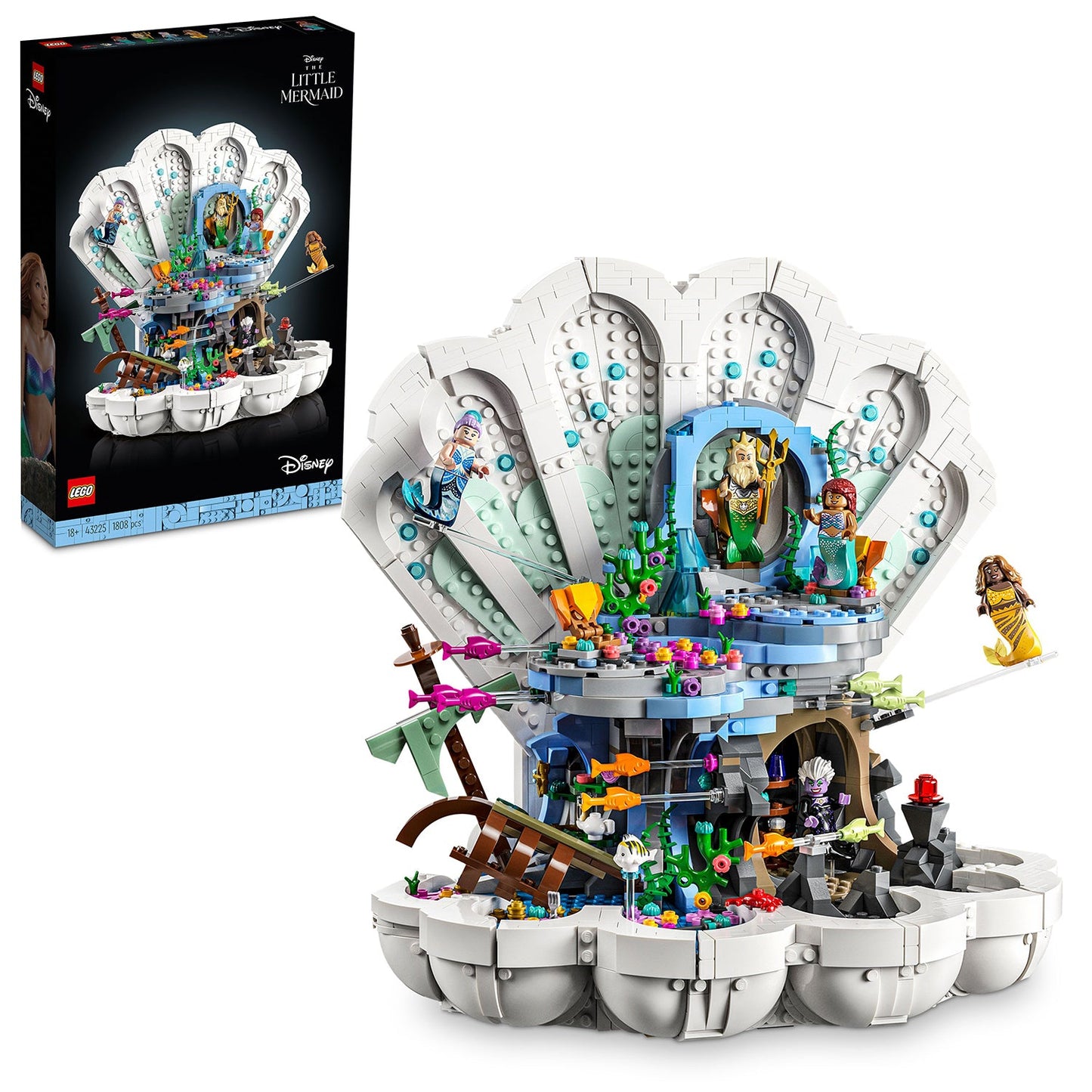 LEGO® Disney™ The Little Mermaid Royal Clam Shell - Mô hình Vỏ Sò Hoàng Gia 43225 - LEGO LEGO - ảnh 6 - Mô hình lắp ráp LEGO