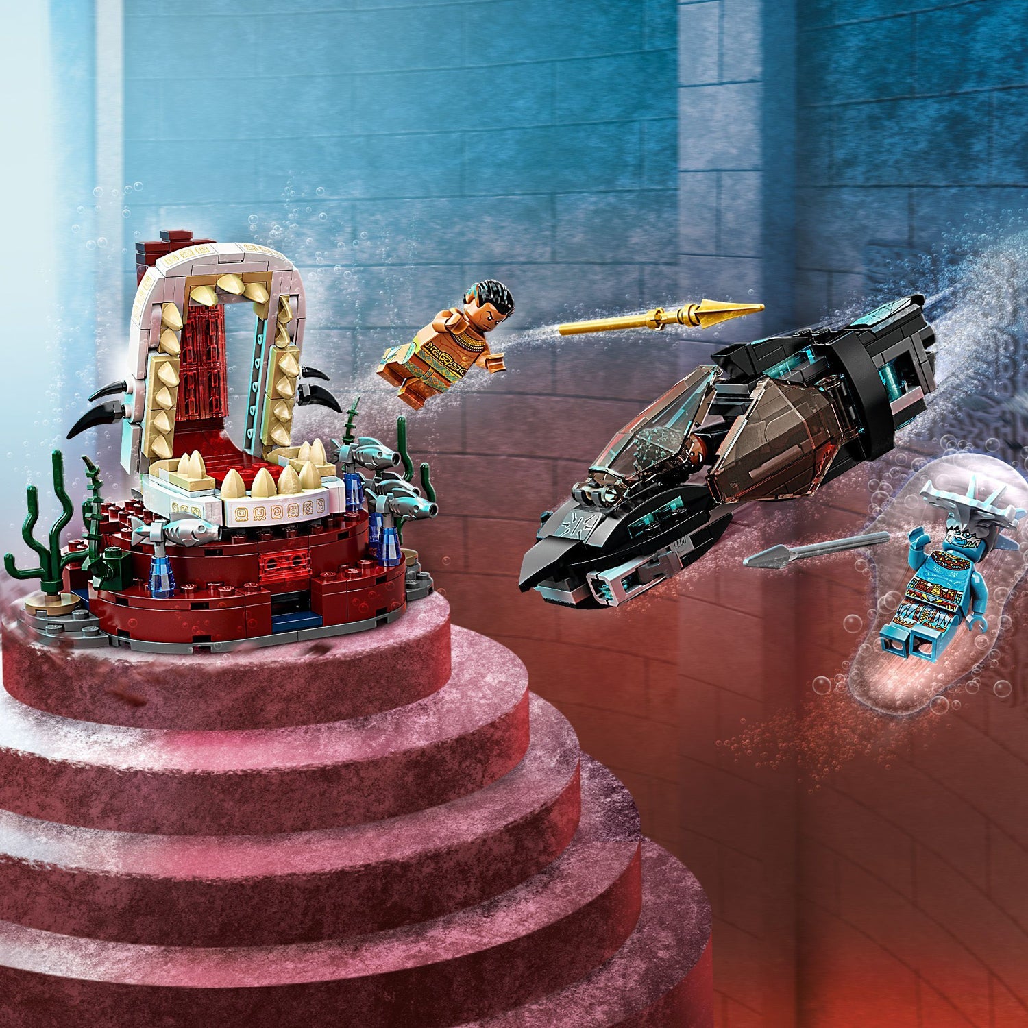 LEGO® Marvel King Namor’s Throne Room - Đồ Chơi Lắp Ráp Mô Hình Marvel - LEGO 76213 LEGO - ảnh 5 - LEGO