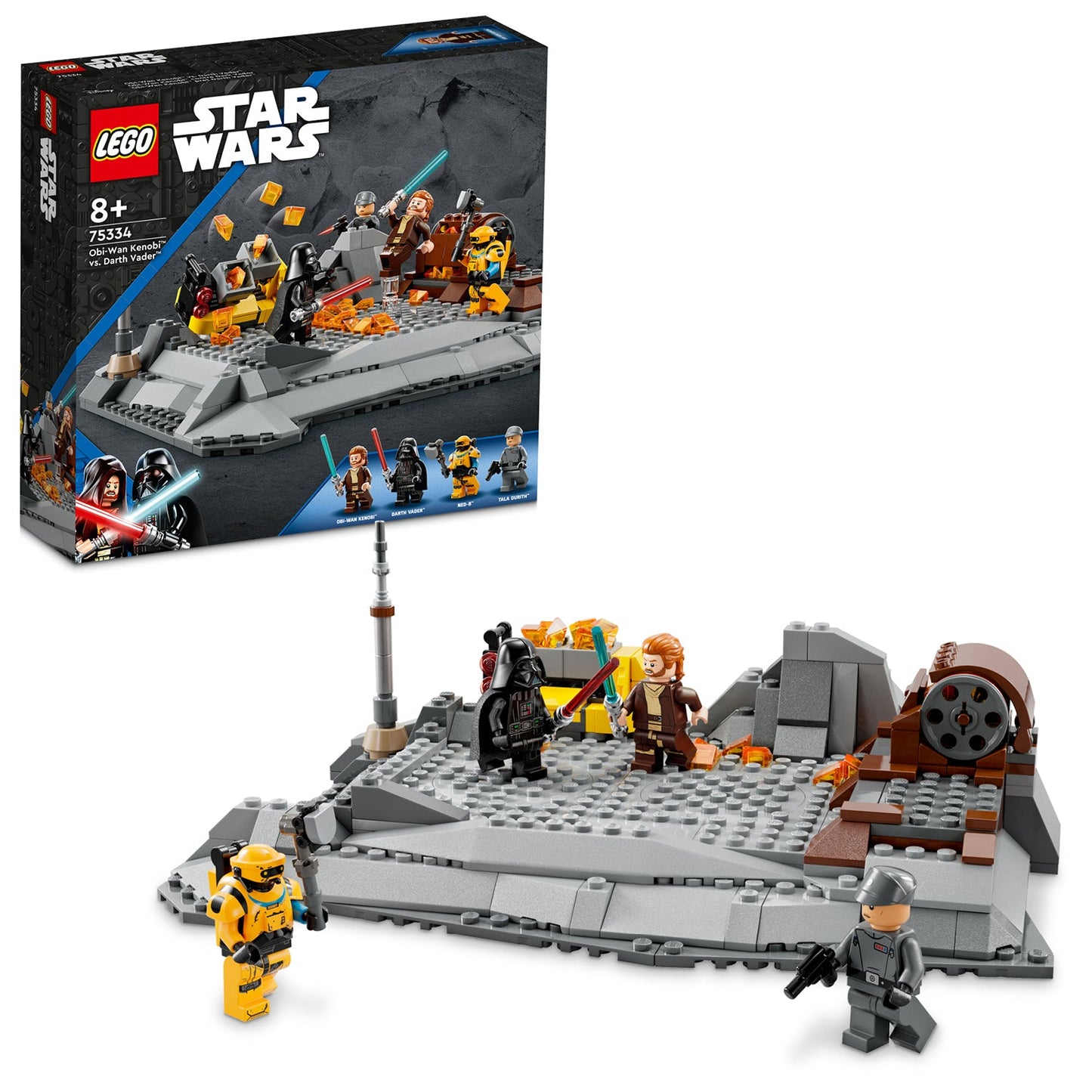 LEGO® Star Wars™ Obi-Wan Kenobi™ vs. Darth Vader™ - Bộ Lắp Ráp Trận Chiến Kinh Điển - LEGO 75334 LEGO - ảnh 6 - LEGO Sets