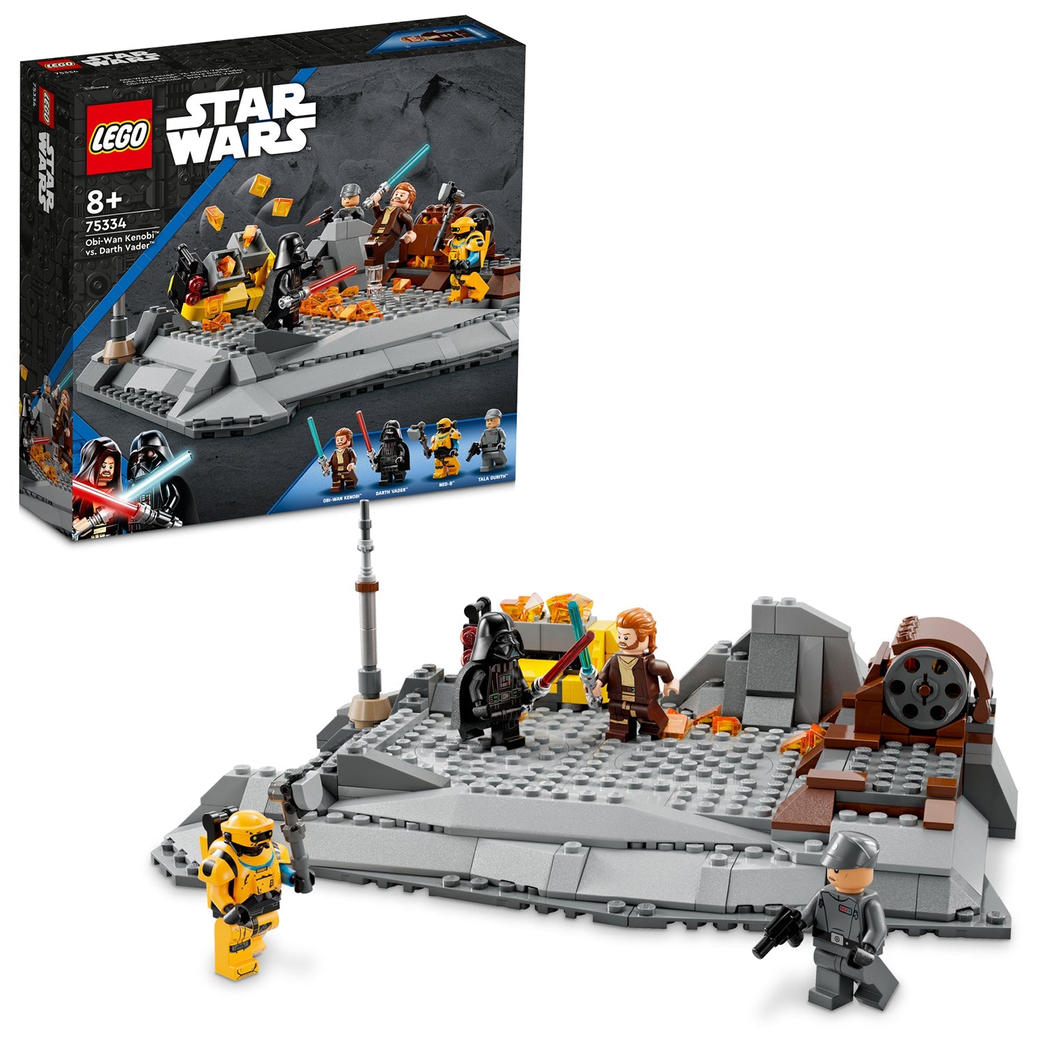 LEGO® Star Wars™ Obi-Wan Kenobi™ vs. Darth Vader™ - Bộ Lắp Ráp Trận Chiến Kinh Điển - LEGO 75334 LEGO - ảnh 6 - LEGO Sets