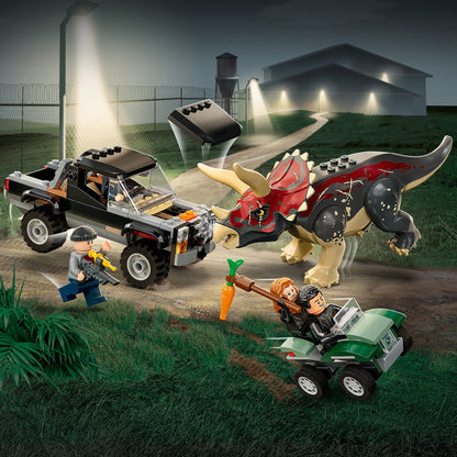 LEGO® Jurassic World Triceratops Pickup Truck Ambush - Bộ Lắp Ráp Xe Bán Tải Phục Kích Khủng Long - LEGO 76950