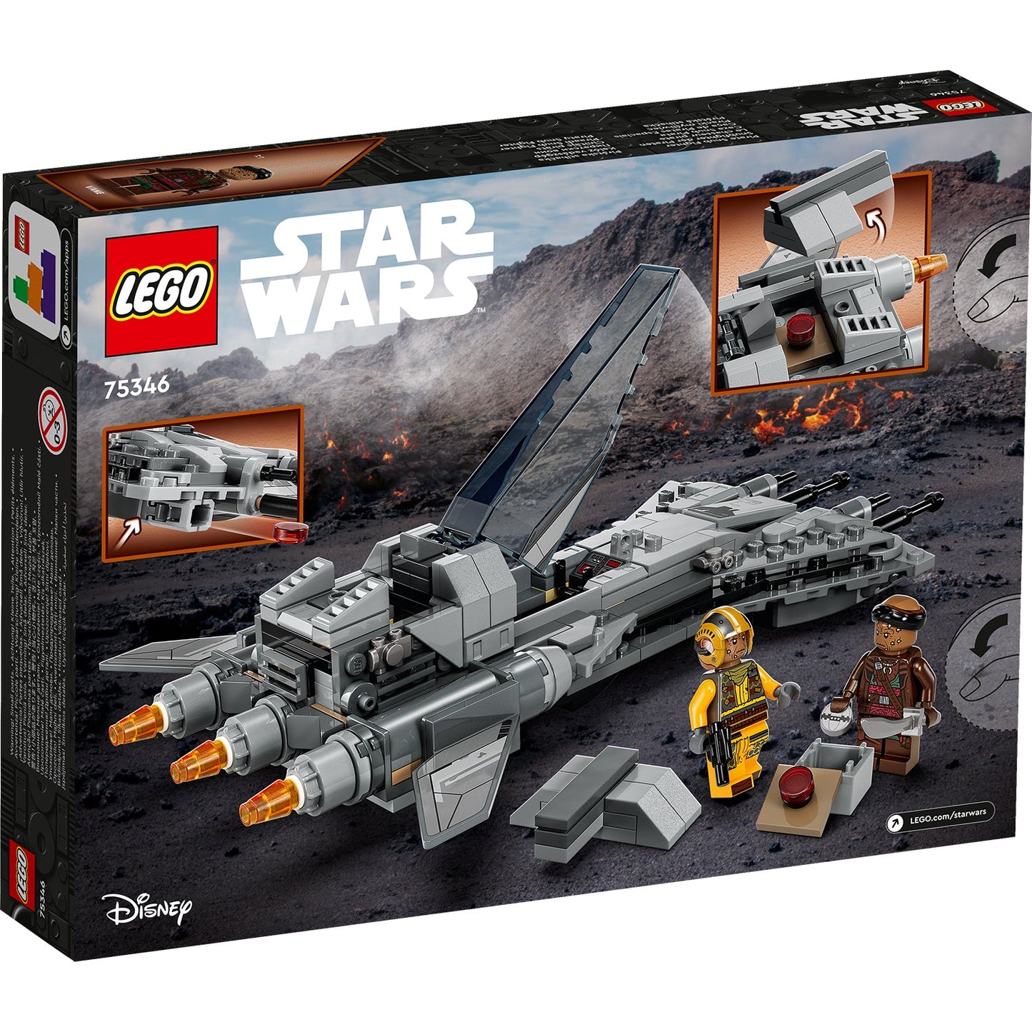 LEGO® Star Wars™ Pirate Snub Fighter Mô hình Đồ chơi Lắp ráp Lego 75346 LEGO - ảnh 2 - Lego Star Wars