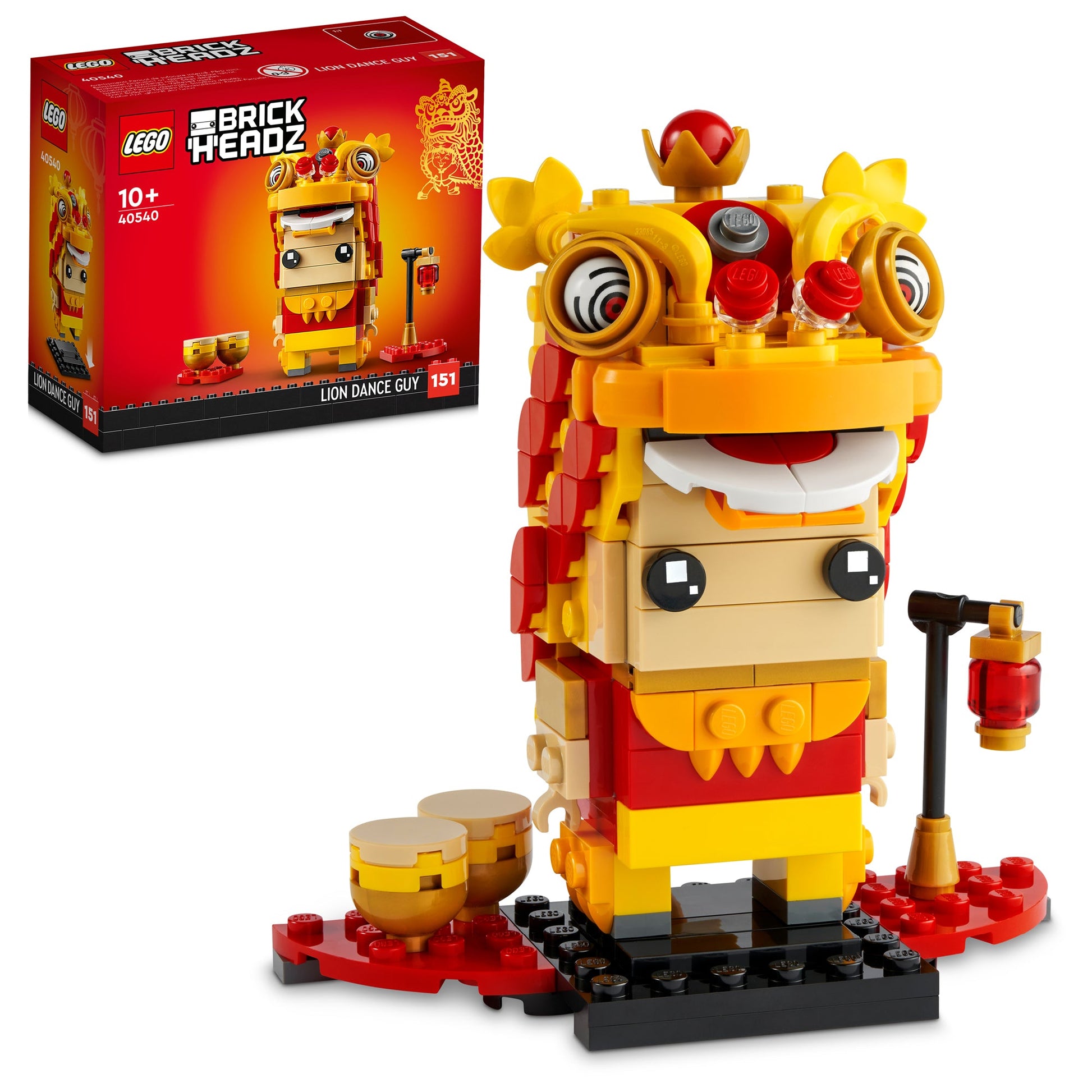 LEGO® BrickHeadz™ Lion Dance Guy - Mô hình Múa Lân Tết Nguyên Đán - LEGO 40540 LEGO - ảnh 1 - LEGO® BrickHeadz™