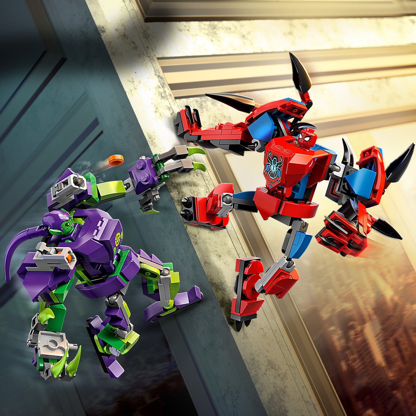 LEGO® Marvel Spider-Man & Green Goblin Mech Battle Đồ Chơi Lắp Ráp Robot Siêu Anh Hùng (76219) LEGO - ảnh 5 - LEGO Sets