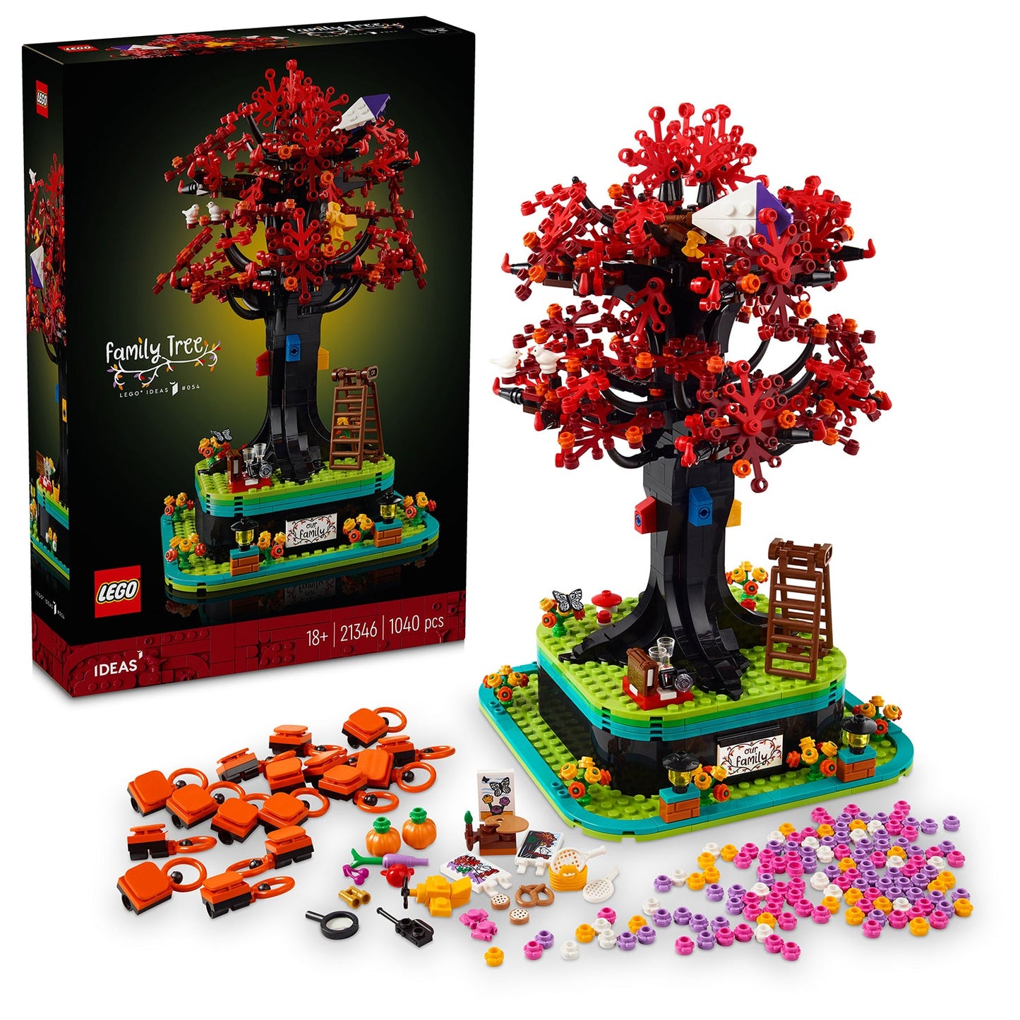 LEGO® Ideas Family Tree (21346) - Bộ Lắp Ráp Cây Phả Hệ Trang Trí Nhà Cửa - LEGO