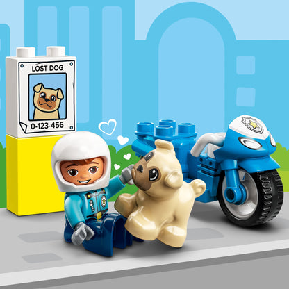 LEGO® DUPLO™ Rescue Police Motorcycle - Đồ Chơi Mô Tô Cảnh Sát Cứu Hộ - LEGO 10967 LEGO - ảnh 4 - Đồ chơi mầm non