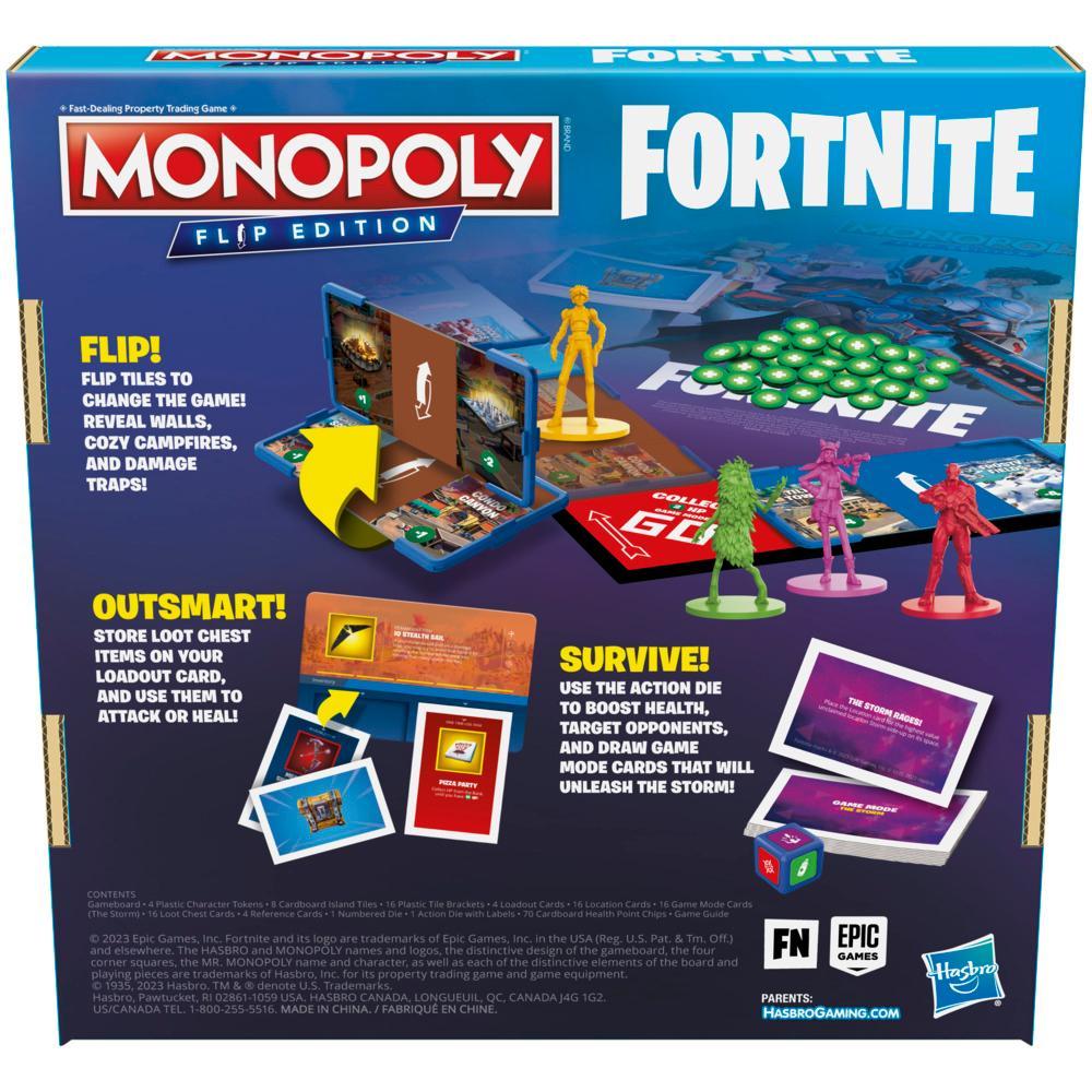 Monopoly Flip Edition: Trò Chơi Board Game Fortnite - Phiên Bản Lật Đảo
