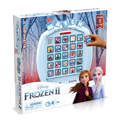 Frozen 2 Top Trumps Match - The Crazy Cube Game - Trò Chơi Xếp Hình Thông Minh Winning Moves - Hình ảnh sản phẩm