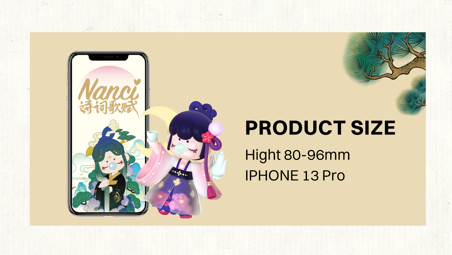 Rolife Nanci Surprise Figure Dolls Chinese Poetry Series - Mô hình Art Toy Blind Box - Rolife