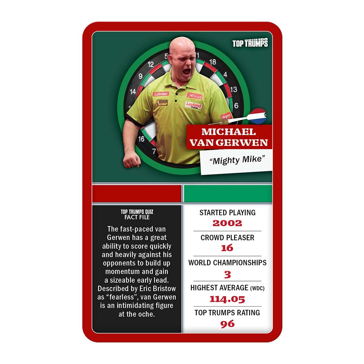Top 30 Darts Greats Top Trumps Limited Edition Card Game Gift Set - Bộ Quà Tặng Thẻ Bài & Phi Tiêu Cao Cấp - Winning Moves Wi