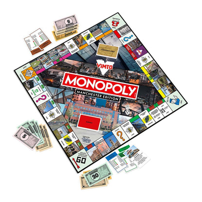 Manchester Monopoly Board Game - Cờ Tỷ Phú Manchester Phiên Bản 2025 - Winning Moves - Góc nhìn khác 3