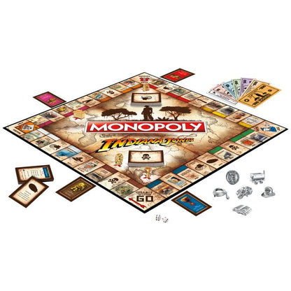 Bộ Cờ Tỷ Phú Monopoly Indiana Jones - Board Game Phiêu Lưu Khảo Cổ (F4112)