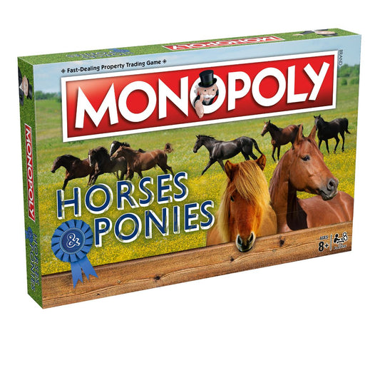 Horses & Ponies Monopoly Board Game - Board Game Gia Đình - Winning Moves - Hình ảnh sản phẩm