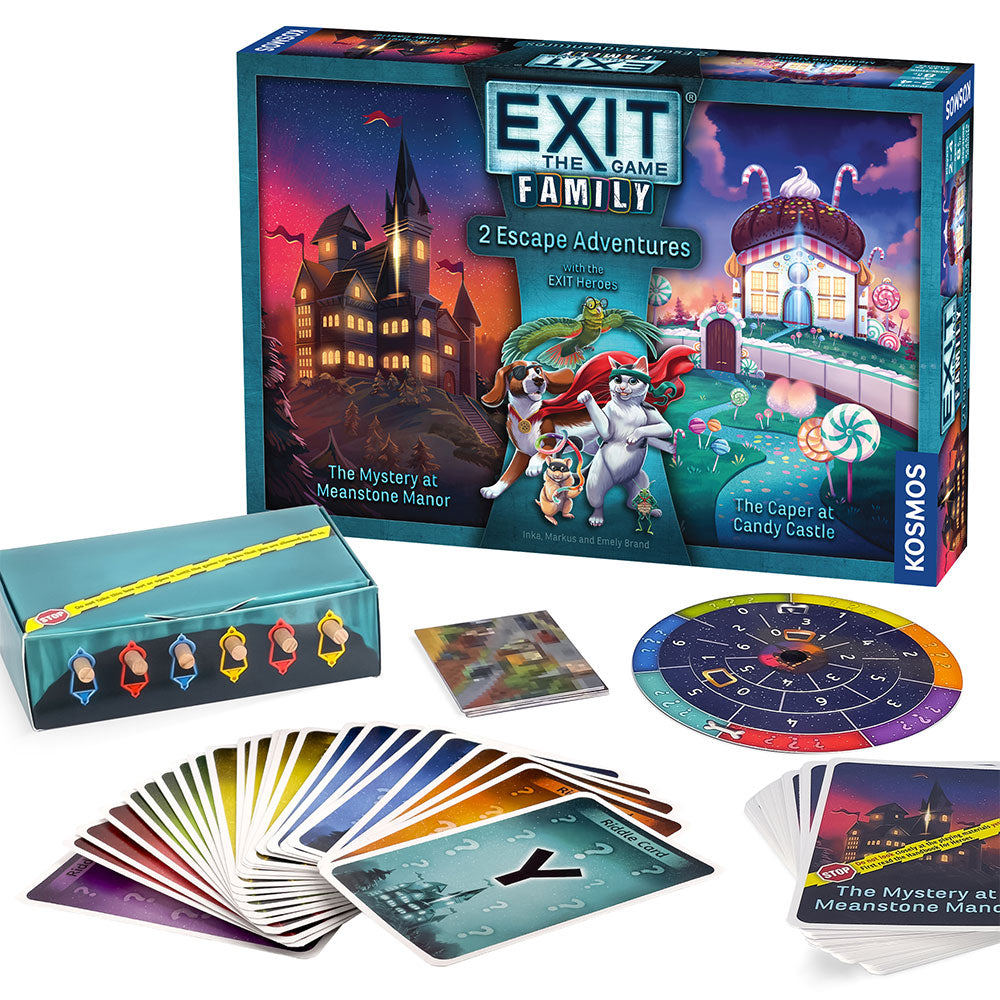 EXIT: The Game - Family - 2 Escape Adventures | Trò Chơi Giải Đố Thoát Hiểm Gia Đình | Thames & Kosmos - Hình ảnh sản phẩm