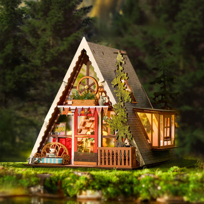 Rolife A-Frame Cabin DIY Miniature House DG181 - Nhà mô hình gỗ lắp ráp DIY - Rolife