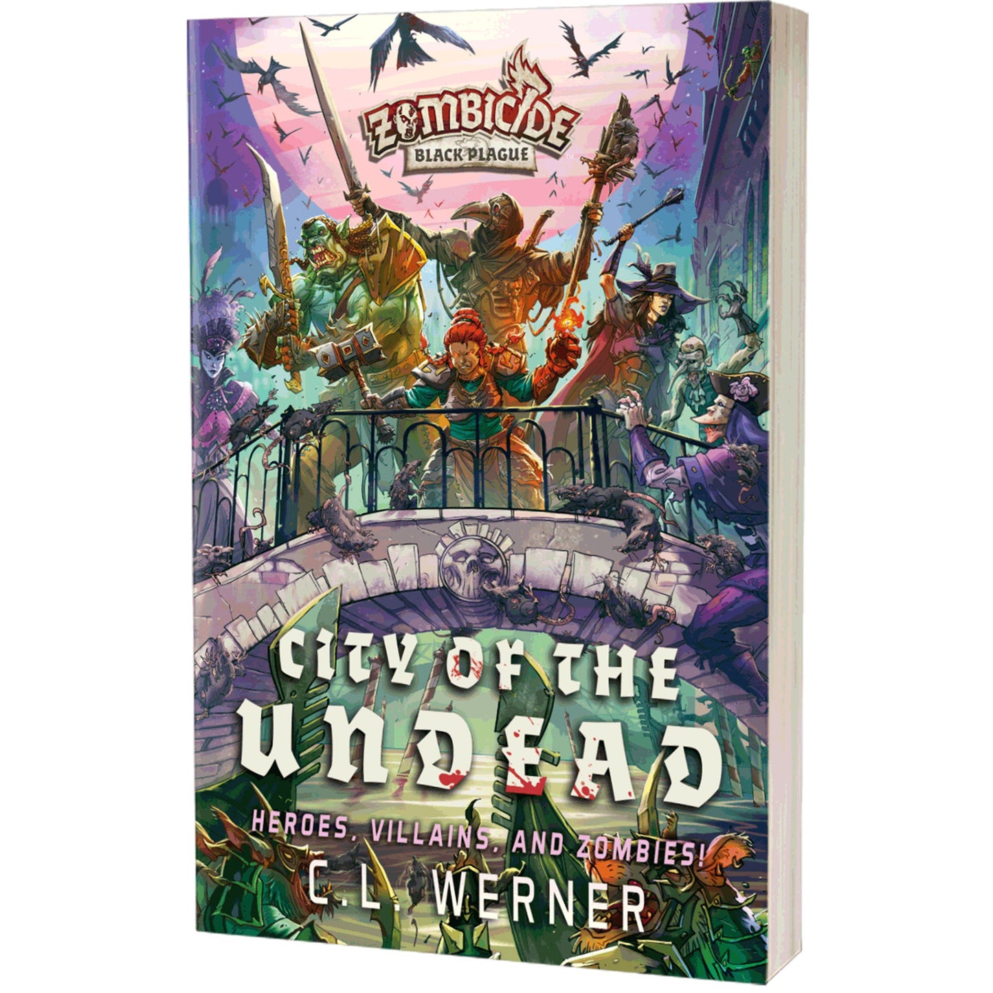City of the Undead - A Zombicide Black Plague Novel - Tiểu thuyết kinh dị - Aconyte Books - Hình ảnh sản phẩm