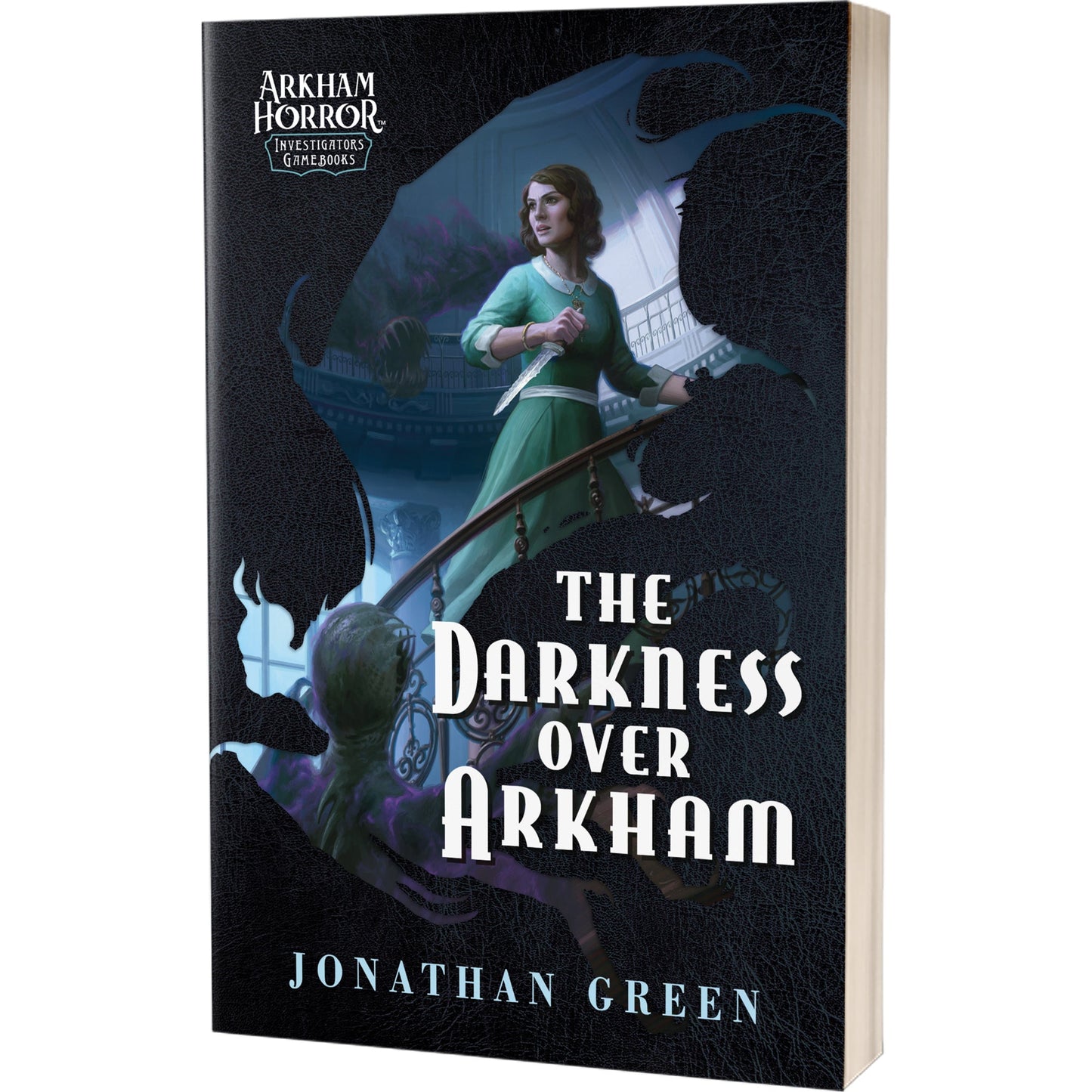 The Darkness Over Arkham - Sách Trò Chơi Nhập Vai Giải Đố - Aconyte Books
