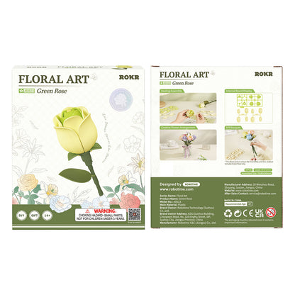 ROKR Single Flower Floral Art DIY 3D Puzzle - Mô Hình Lắp Ráp Gỗ 3D Hình Hoa - Rolife