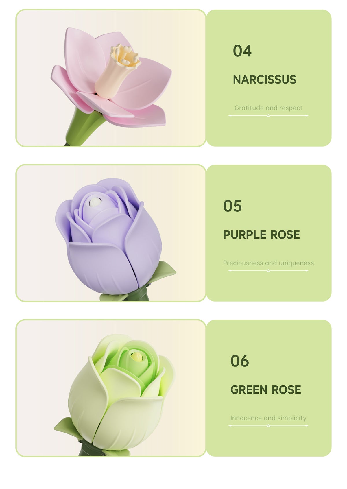 ROKR Spring Time Bouquet DIY 3D Puzzle - Mô hình lắp ráp gỗ 3D Bó hoa xuân - ROKR AF01J