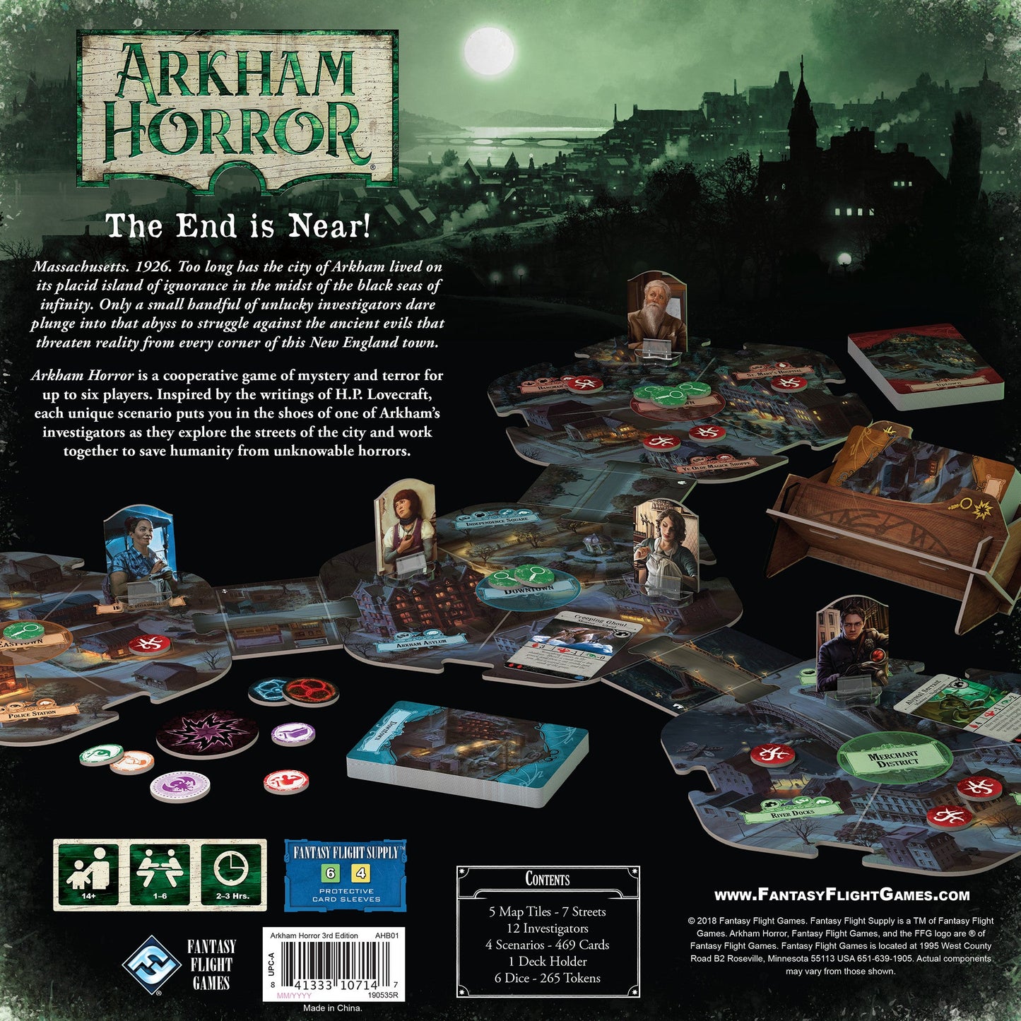 Arkham Horror Board Game (3rd Edition) - Board Game Hợp Tác Bí Ẩn - Fantasy Flight Games