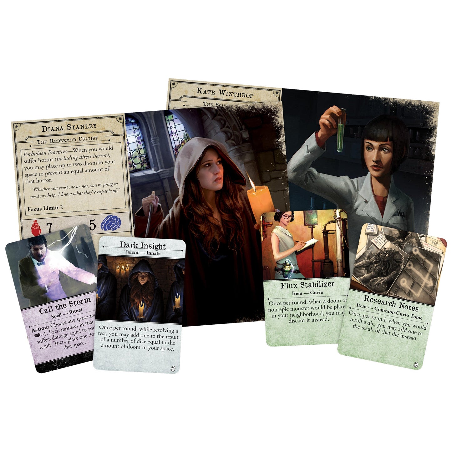 Arkham Horror: The Dead of Night - Bản mở rộng Board game kinh dị - Fantasy Flight Games