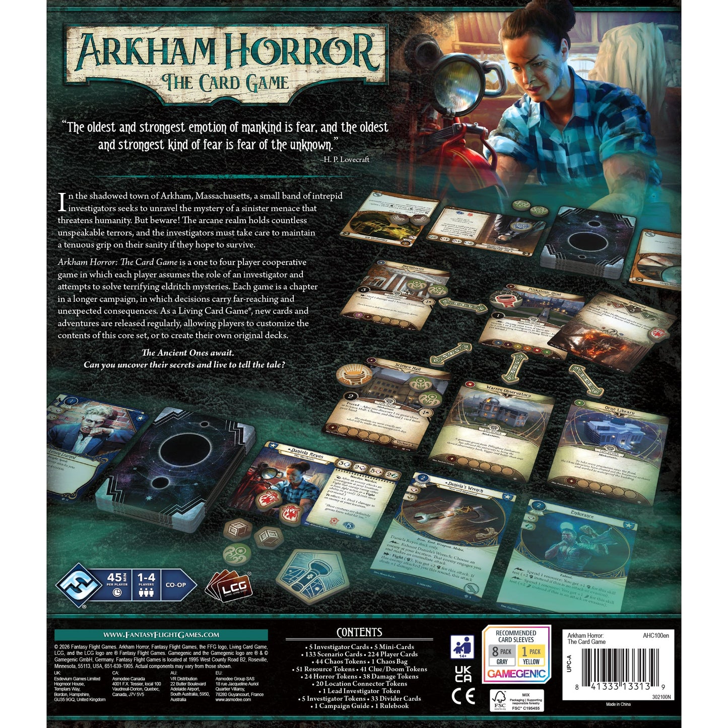 Arkham Horror: The Card Game Core Set - Trò chơi thẻ bài chiến thuật - Fantasy Flight Games