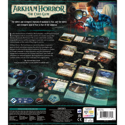 Arkham Horror: The Card Game Core Set - Trò chơi thẻ bài chiến thuật - Fantasy Flight Games