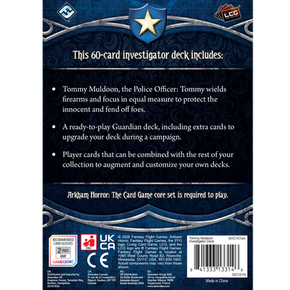 Arkham Horror: The Card Game - Tommy Muldoon Investigator Deck