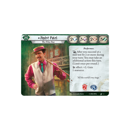 Arkham Horror: The Card Game - André Patel Investigator Deck