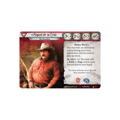 Arkham Horror: The Card Game - Miguel de la Cruz Investigator Deck