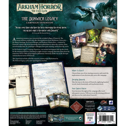 Arkham Horror: The Card Game - The Dunwich Legacy Campaign Expansion - Board Game Nhập Vai Chiến Thuật - Fantasy Flight Games