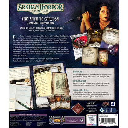 Arkham Horror: The Card Game - The Path to Carcosa Campaign Expansion - Bản Mở Rộng Board Game Chiến Dịch - Fantasy Flight Games