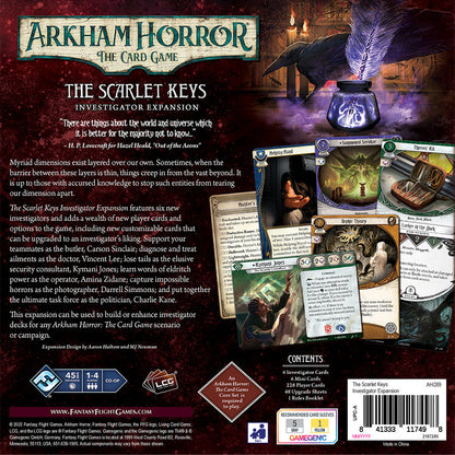 Arkham Horror: The Card Game - The Scarlet Keys Investigator Expansion - Bản mở rộng trò chơi thẻ bài - Fantasy Flight Games