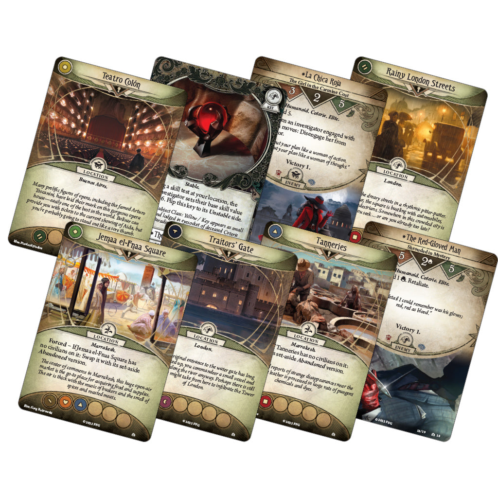 Arkham Horror LCG The Scarlet Keys Campaign Expansion - Bản mở rộng chiến dịch Board Game - Fantasy Flight Games