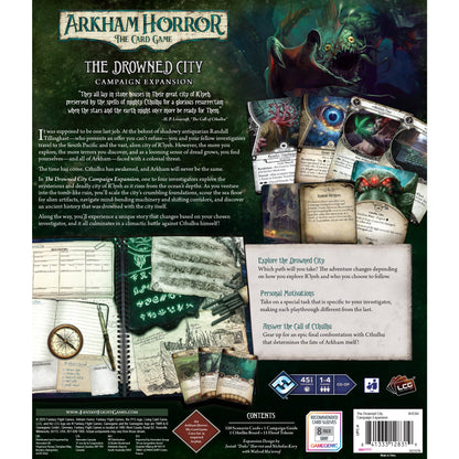 Arkham Horror: The Card Game – The Drowned City Campaign Expansion - Bản mở rộng chiến dịch - Fantasy Flight Games