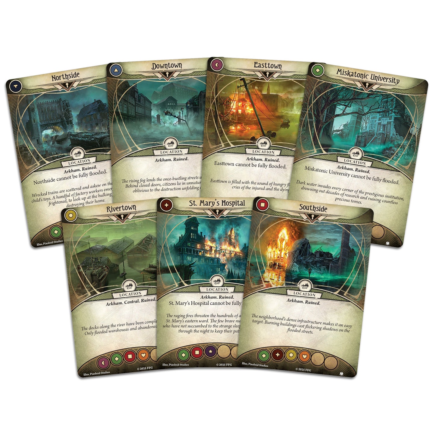 Arkham Horror: The Card Game – The Drowned City Campaign Expansion - Bản mở rộng chiến dịch - Fantasy Flight Games