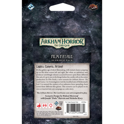 Arkham Horror: The Card Game - Film Fatale Scenario Pack - Bản mở rộng kịch bản - Fantasy Flight Games