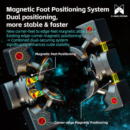 Rubik Thông Minh X-Man Tornado V4 AI 3x3 UV (Kèm Đế Sạc)
