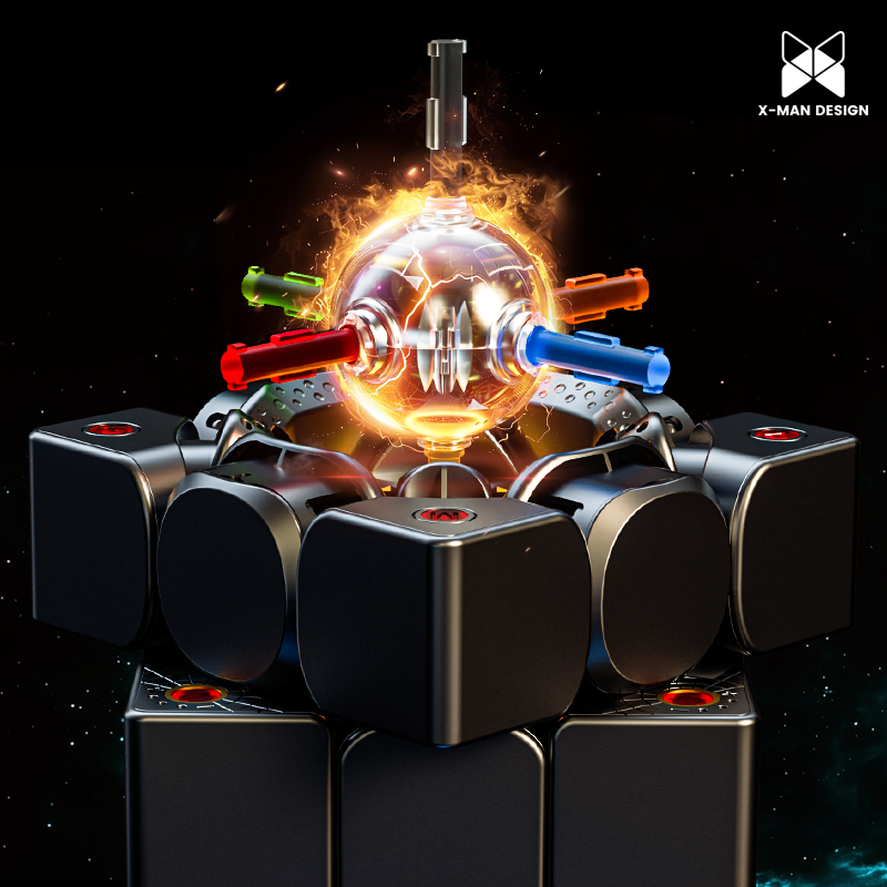 Rubik Thông Minh X-Man Tornado V4 AI 3x3 UV (Kèm Đế Sạc)