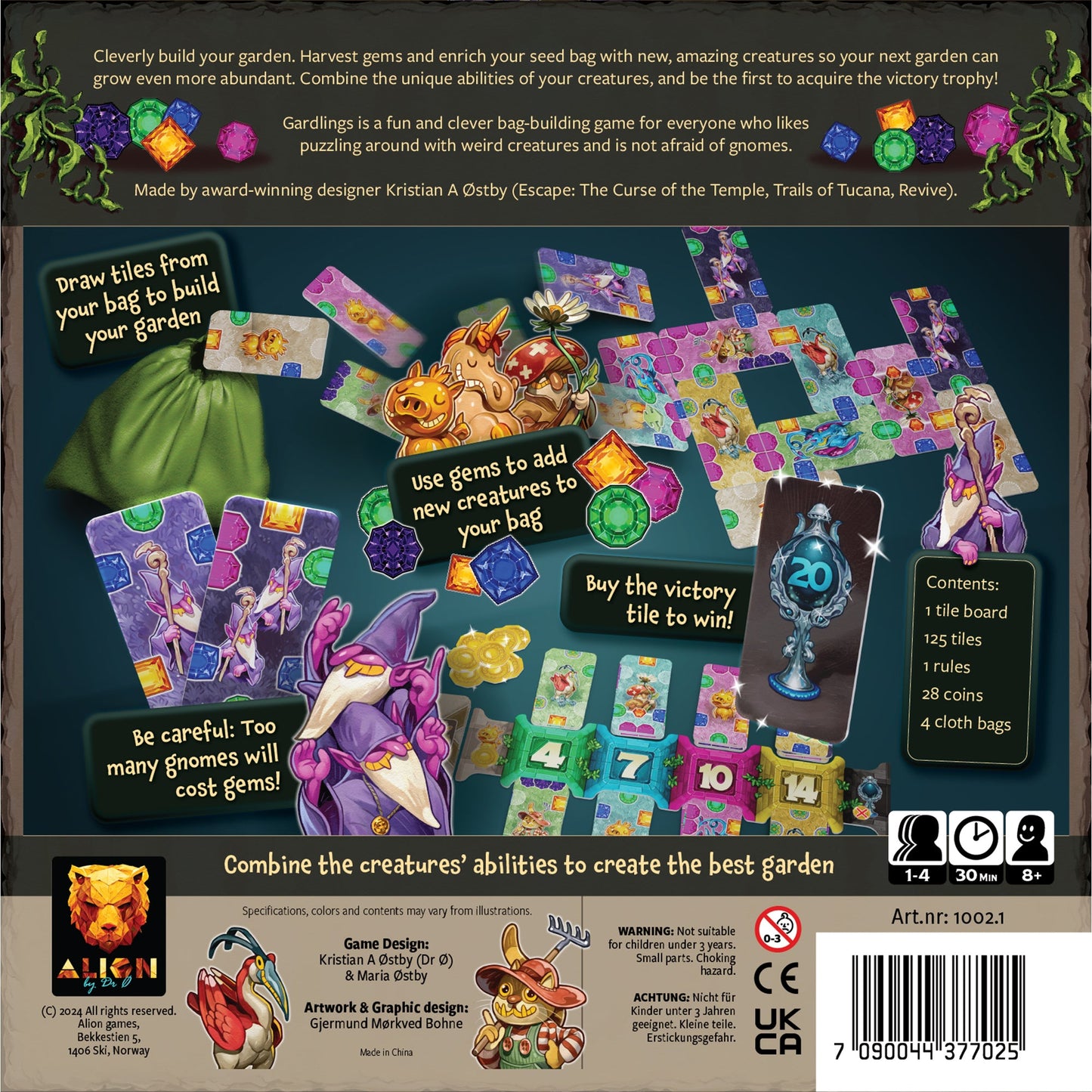 Gardlings Board Game - Trò chơi chiến thuật xây vườn thần tiên - Surfin' Meeple