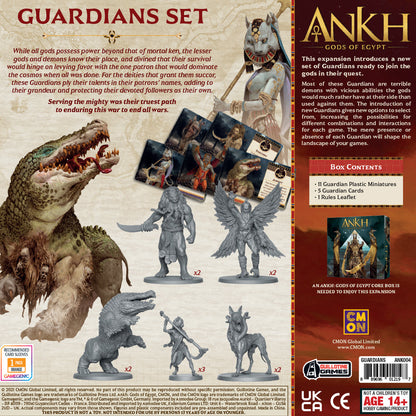 Ankh: Gods of Egypt Guardians Set - Bản mở rộng Board Game chiến thuật - CMON