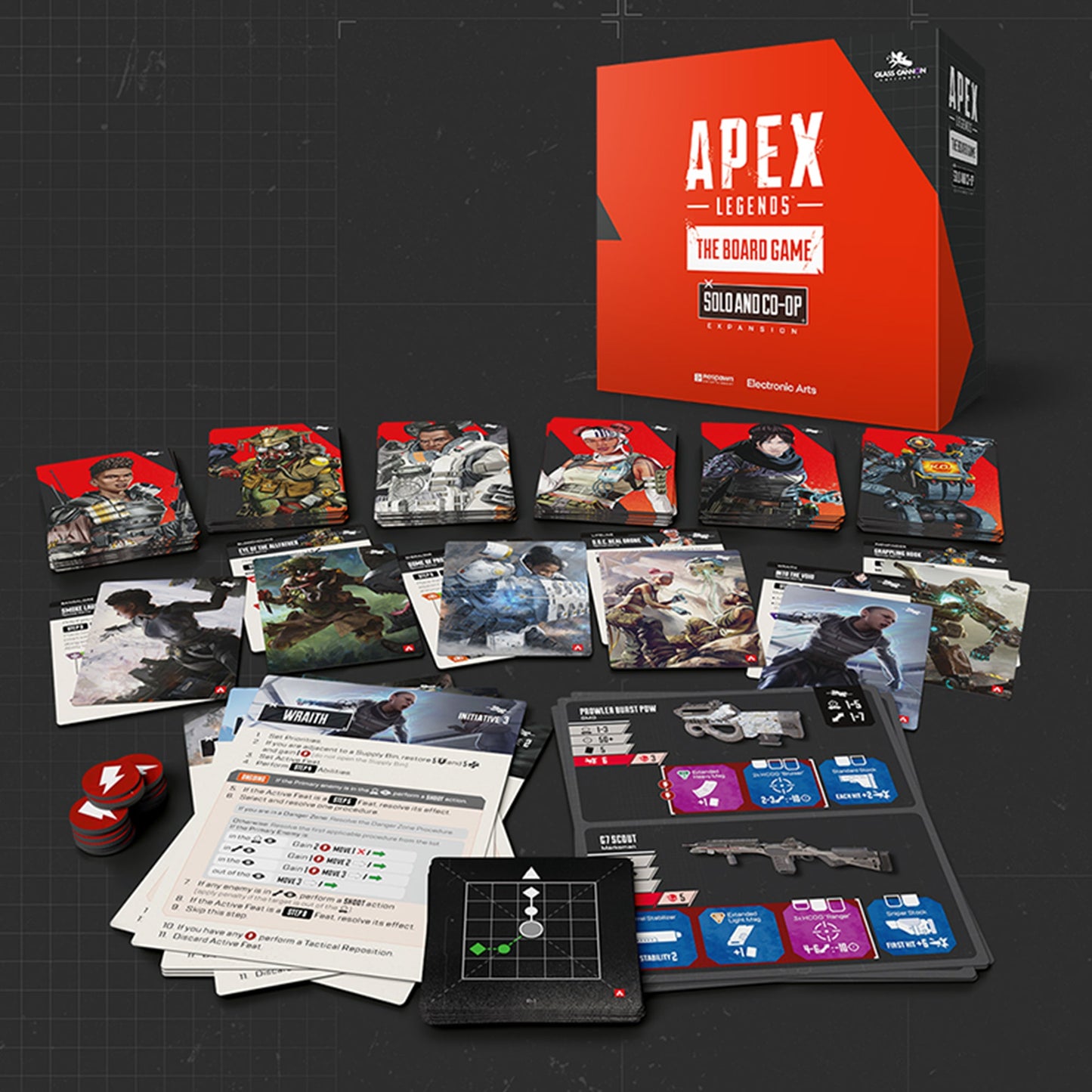 Apex Legends™ The Board Game Solo & Cooperative Mode - Bản mở rộng chơi đơn & đồng đội - Asmodee North America