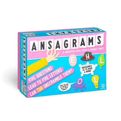 Ansagrams Party Game - Trò chơi giải đố từ ngữ tốc độ cao - Format Games
