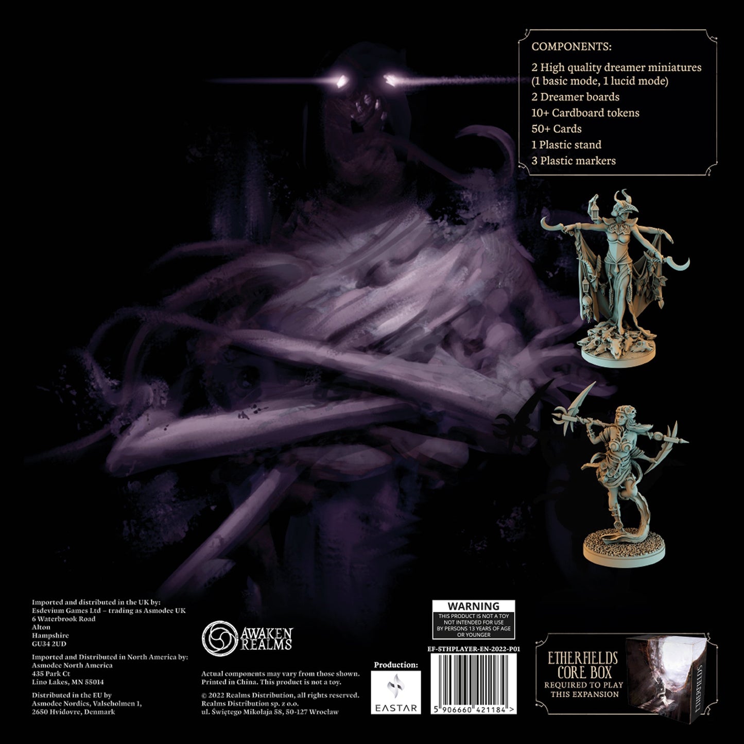 Etherfields 5th Player Board Game Expansion - Bản mở rộng cho 5 người chơi - Awaken Realms