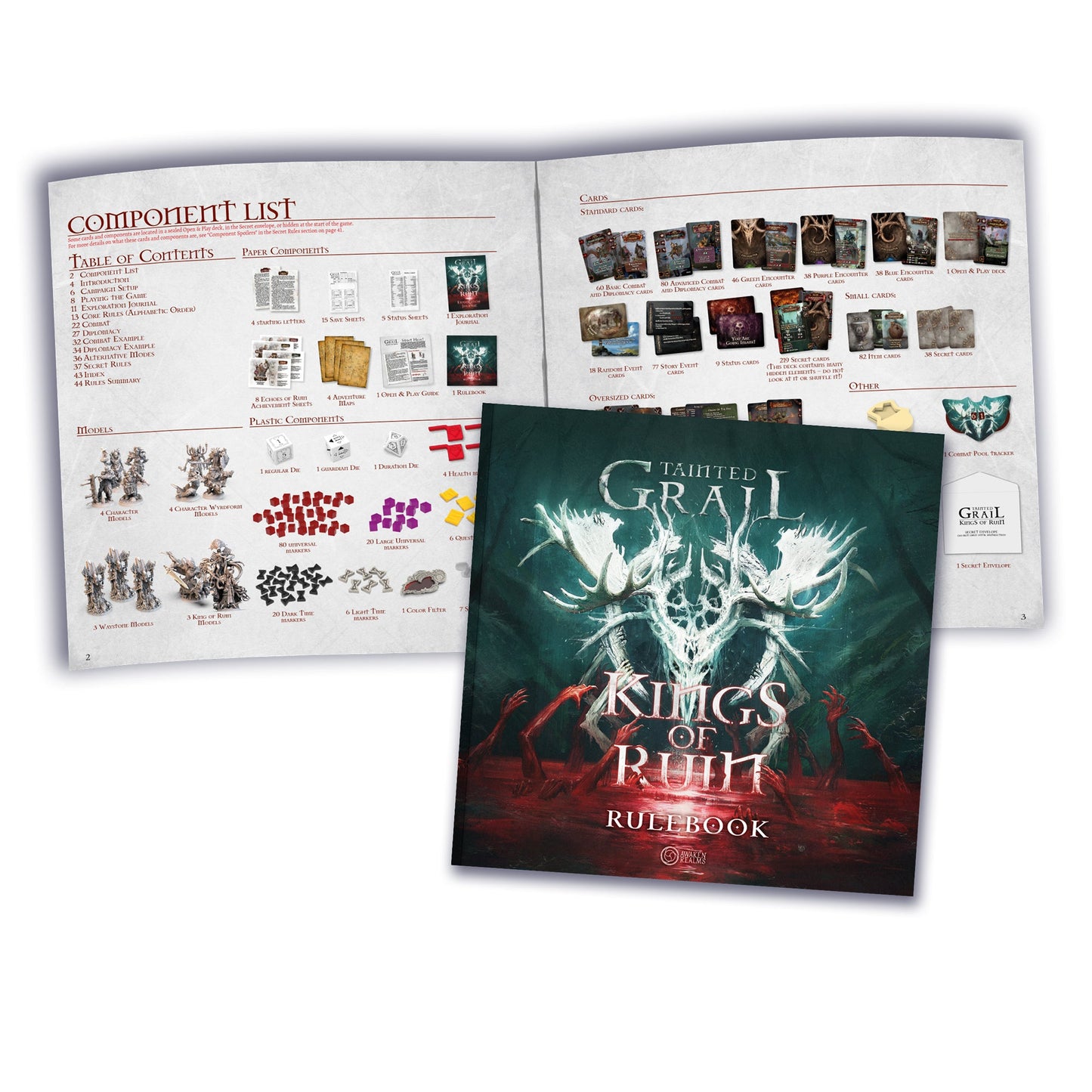 Tainted Grail: Kings of Ruin Board Game Core Box - Board Game Chiến Thuật Nhập Vai Awaken Realms