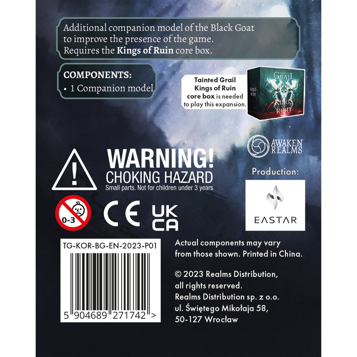 Tainted Grail: Kings of Ruin Black Goat Miniature Upgrade - Mô Hình Bổ Sung Cao Cấp - Awaken Realms