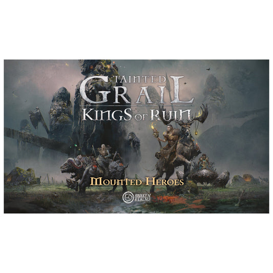 Tainted Grail: Kings of Ruin Mounted Heroes Miniature Upgrade - Mô Hình Nhân Vật Cưỡi Ngựa - Awaken Realms