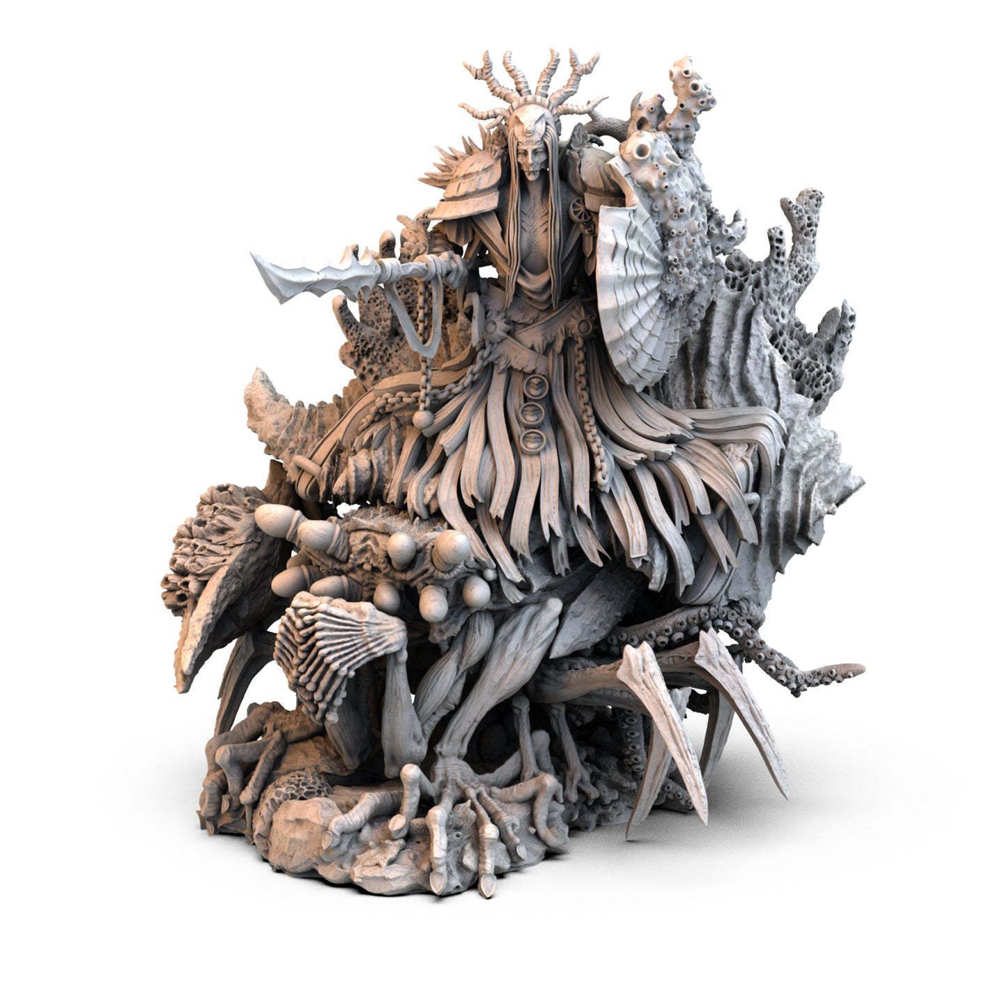 Tainted Grail: Kings of Ruin Mounted Heroes Miniature Upgrade - Mô Hình Nhân Vật Cưỡi Ngựa - Awaken Realms