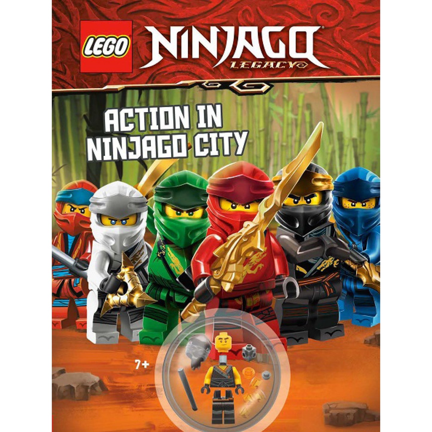 LEGO® NINJAGO: Action in NINJAGO City - Sách Hoạt Động & Minifigure Cole - LEGO - Hình ảnh chi tiết 2